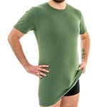HERMKO Unterziehshirt 3847 Herren kurzarm Shirt Dunkelgrün/Grün