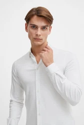 Casual Friday Langarmhemd CFArthur Grau/Weiß/Creme
