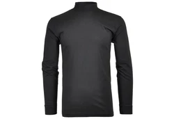 RAGMAN Langarmshirt Stehkragen Schwarz/Dunkelgrau/Grau/Dunkelblau