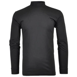 RAGMAN Langarmshirt Stehkragen Schwarz/Dunkelgrau/Grau/Dunkelblau