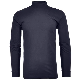 RAGMAN Langarmshirt Stehkragen Dunkelblau