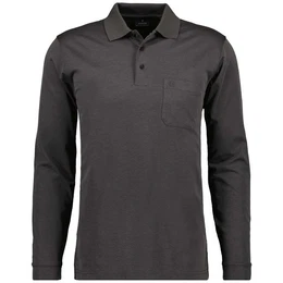 Poloshirt Herren Langarm-Poloshirt - Soft Knit Polo Knopf