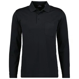Poloshirt Herren Langarm-Poloshirt - Soft Knit Polo Knopf