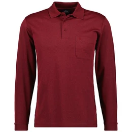 Poloshirt Herren Langarm-Poloshirt - Soft Knit Polo Knopf