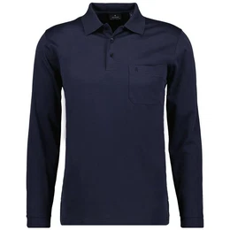 Poloshirt Herren Langarm-Poloshirt - Soft Knit Polo Knopf