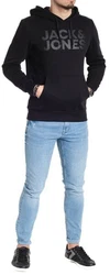 Jack & Jones Kapuzenpullover stilvolle Hoodies mit Logoprint Dunkelgrau/Dunkelgrün/Schwarz/Grau