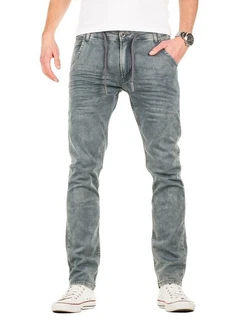 WOTEGA Herren Sweathose in Jeansoptik Slim-Fit Joshua
