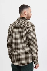 Blend Langarmhemd BHShirt Braun