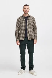 Blend Langarmhemd BHShirt Braun