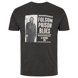 Print-Shirt Johnny Cash Shirt in XXL Gren von North 56Denim, dunkel oliv