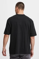 Indicode T-Shirt Schwarz/Grau