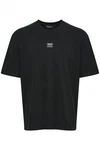 Indicode T-Shirt Schwarz/Grau