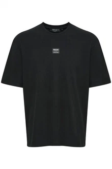 Indicode T-Shirt Schwarz/Grau