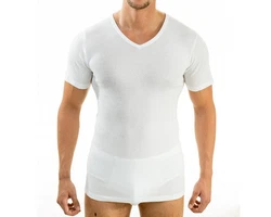 HERMKO Funktionsunterhemd 64880 Herren Business Funktionsshirt Creme/Weiß