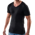 HERMKO Unterziehshirt 16488 Herren kurzarm Business Unterhemd V-Ausschnitt 16488