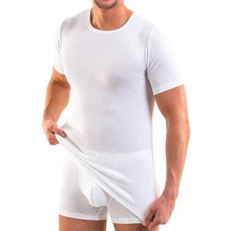 HERMKO Unterziehshirt 16800 Herren kurzarm Unterhemd