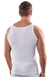 HERMKO Achselhemd Tank Top Herren 3000 Creme/Weiß
