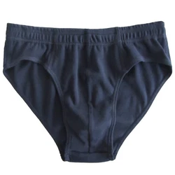 HERMKO Slip 3300 Herren Sportslip ohne Eingriff Dunkelblau/Blau