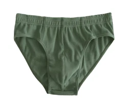 HERMKO Slip 3300 Herren Sportslip ohne Eingriff Grün/Dunkelgrün