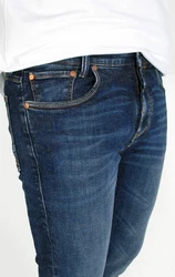 MAC 5-Pocket Jeans Arne Pipe Blau/Hellblau/Dunkelblau/Lila