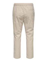 ONLY & SONS Hose ONSLinus Khaki/Beige/Weiß