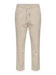 ONLY & SONS Hose ONSLinus Khaki/Beige/Weiß