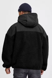 !Solid Fellimitatjacke SDMARKTEDDY Schwarz