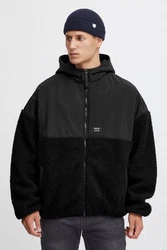 !Solid Fellimitatjacke SDMARKTEDDY Schwarz