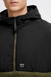 Solid Fellimitatjacke SDMarco Dunkelgrün/Grün