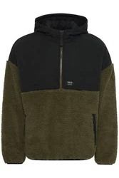 Solid Fellimitatjacke SDMarco Dunkelgrün/Grün