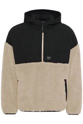 Solid Fellimitatjacke SDMarco Schwarz/Beige