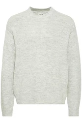 !Solid Strickpullover SDHamdani Grau/Silber