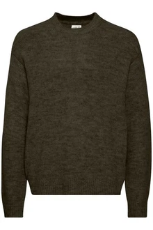 !Solid Strickpullover SDHamdani Dunkelgrün/Khaki/Grün !Solid Strickpullover SDHamdani Dunkelgrün/Khaki/Grün