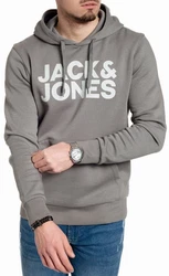 Jack & Jones Kapuzenpullover stilvolle Hoodies mit Logoprint Grau/Dunkelgrau/Hellblau/Dunkelblau/Dunkelgrün/Hellgrau