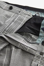Next Stoffhose Skinny Fit Hose Hellgrau/Grau