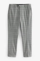 Next Stoffhose Skinny Fit Hose Hellgrau/Grau
