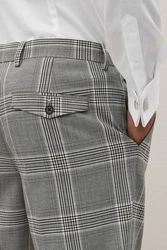 Next Stoffhose Skinny Fit Hose Hellgrau/Grau
