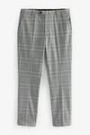 Next Stoffhose Skinny Fit Hose Hellgrau/Grau