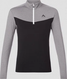Rollkragenpullover He.-Shirt Goran ux MELANGE/BLACKNIGHT