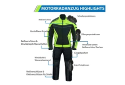 BULLDT Motorradkombi Tech-Mesh BLD323K Herren BLD323K