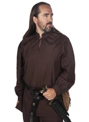Metamorph T-Shirt Piratenhemd Siegfried Dunkelbraun/Braun