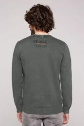 CAMP DAVID Strickpullover Logoprints 