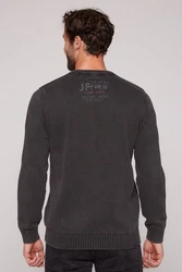 CAMP DAVID Strickpullover Logoprints 