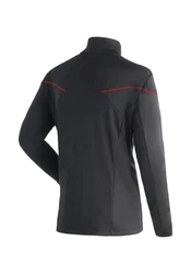 Maier Sports Herren Midlayer Nago Rec Fleecepullover Rot/Dunkelblau/Dunkelrot/Schwarz