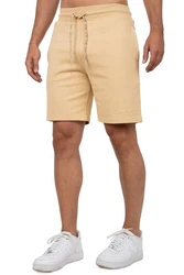 Reichstadt Shorts Basic Casual Kurze Hose (23RS036) Beige