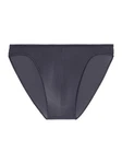 Hom Slip Herren Micro Briefs Plumes Dunkelblau/Dunkelgrau/Braun