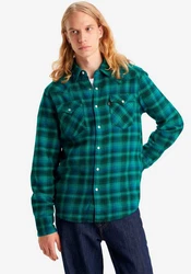 Levi's Hemd BARSTOW WESTERN STANDARD Dunkelgrün/Grün