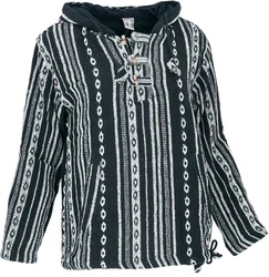 Guru-Shop Sweater Goa Kapuzenshirt Baja Hoodie 