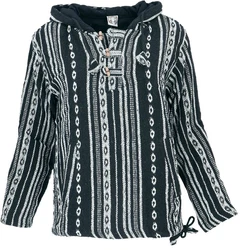 Guru-Shop Sweater Goa Kapuzenshirt Baja Hoodie 