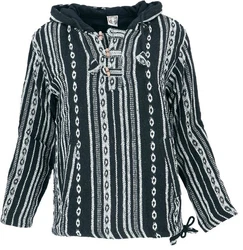 Guru-Shop Sweater Goa Kapuzenshirt Baja Hoodie 